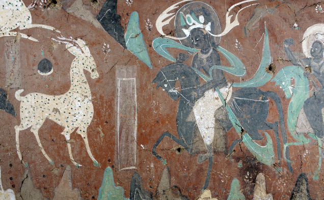 莫高窟中的壁画 揭露出来了匈奴如何对待王昭君（昭君出塞）