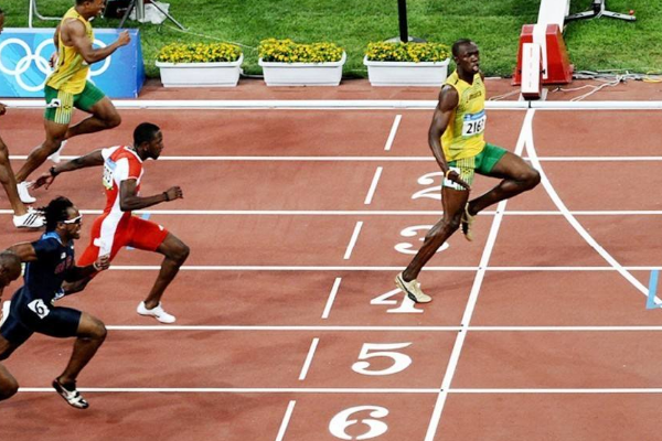 世界上最快男子100米短跑运动员:9秒58突破人类极限