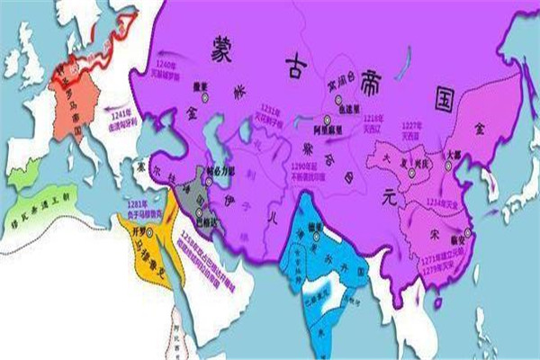 蒙古帝国和苏联哪个面积大：蒙古帝国（3500万平方公里）