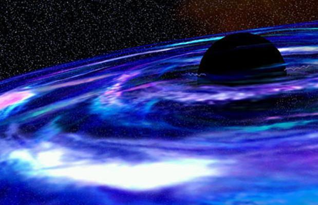 最新研究确认爱因斯坦理论，黑洞可以扭曲时空(黑洞背后的光)