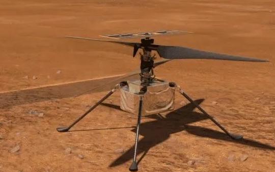 “毅力号”着陆时丢弃的降落伞和背壳，NASA火星直升机拍摄