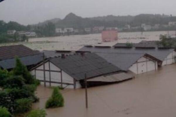 四川大竹遭遇强降雨：大竹最强一次降雨(损失约2亿)