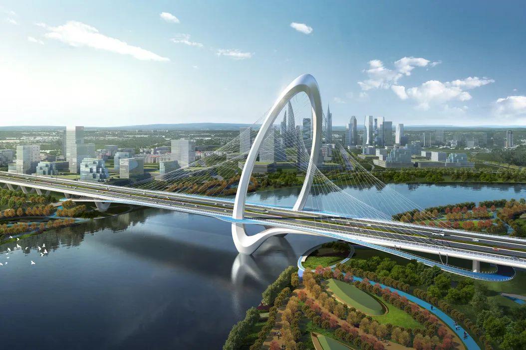 创三项“世界之最”成都金简仁快速路沱江特大桥将于2024年建成