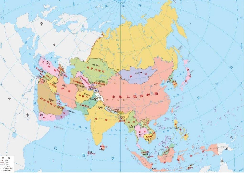 世界三大面积最广洲 面积排行（亚洲第一）