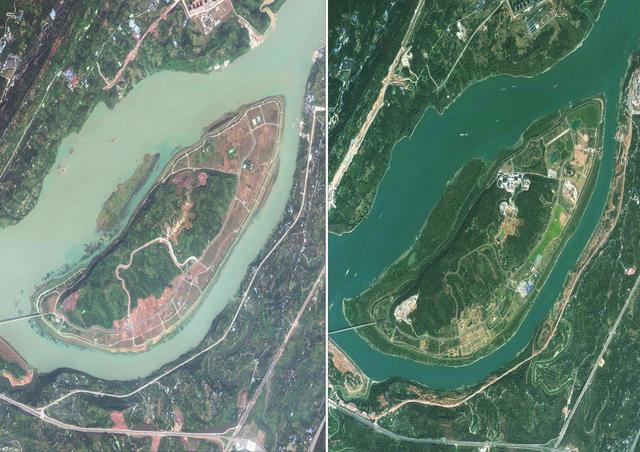 更绿更美更和谐 从太空视角看长江黄河这十年（举世瞩目的成就）