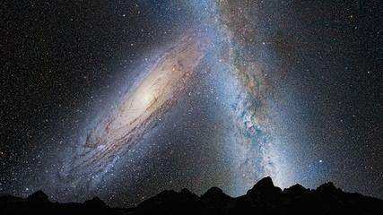 如果宇宙以超光速扩张，银河系为何会撞击仙女座星系呢？