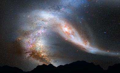 如果宇宙以超光速扩张，银河系为何会撞击仙女座星系呢？