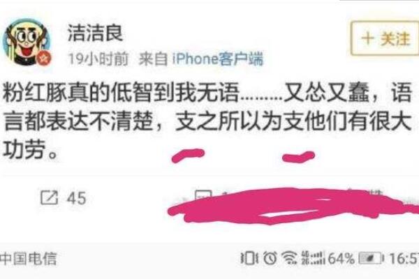 洁洁良是什么梗：精日的别称(一位精日的微博账号名称)