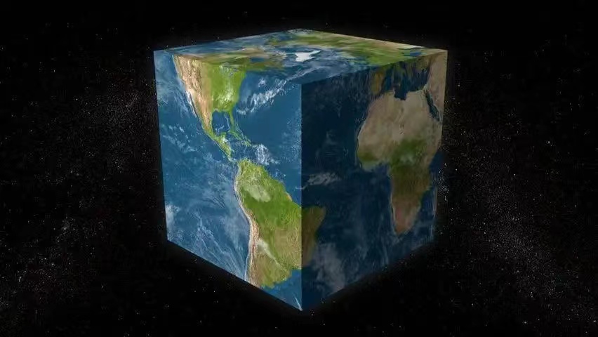 如果地球是方形的，生存在地球上的生物会有什么样的体验？