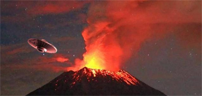 不明飞行物再现墨西哥，疑似飞入火山，有人相信存在外星人基地
