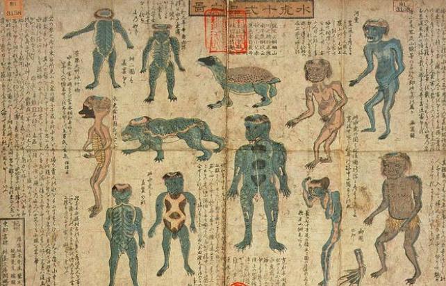 《山海经》中的神兽是日本传说中身背盛名的水中妖怪吗?（精灵）