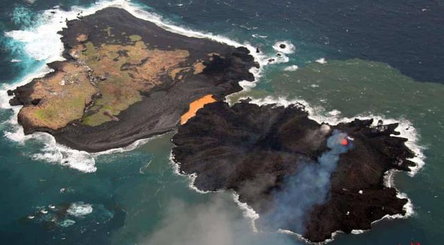 日本火山喷发多吃一个小岛，为啥海水灭不了火（只能降低温度）