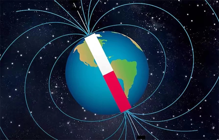科学家发现地球磁场发生改变 边偏转边消失 地球或将变成火星！