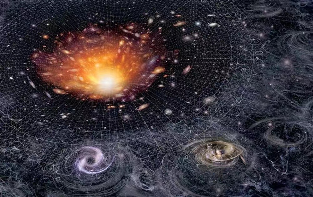 宇宙诞生于奇点 奇点在哪 我们身在其中（宇宙形成）