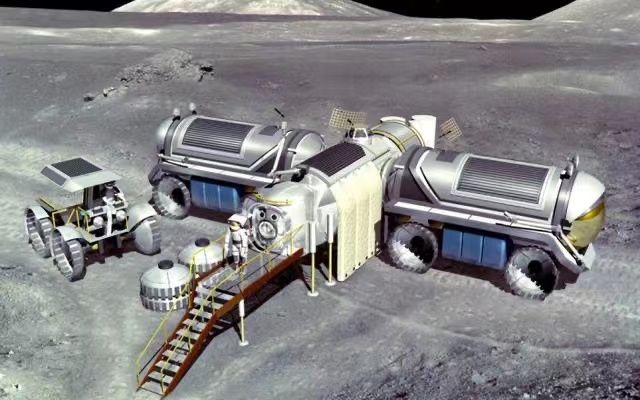 未来宇航员去月球留下尿液 用来建基地（月球建筑）