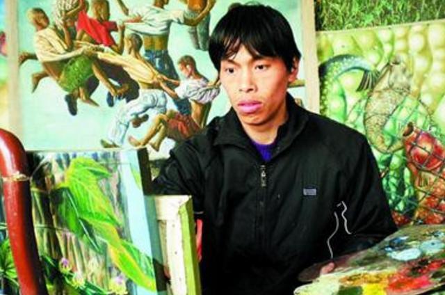辍学画画30年没有一分收入，如今一跃成为“中国毕加索”