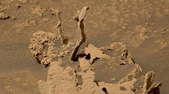 好奇号发现的火星尖刺，为啥会有这种岩石（地质变化）
