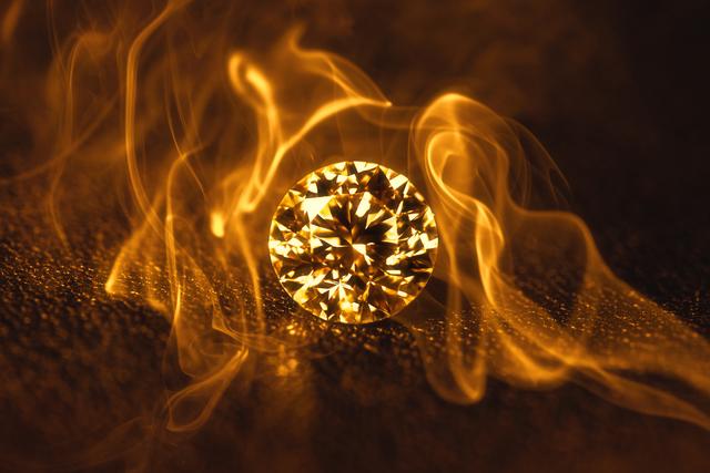钻石也是碳元素，那么是否可以燃烧（过程困难）