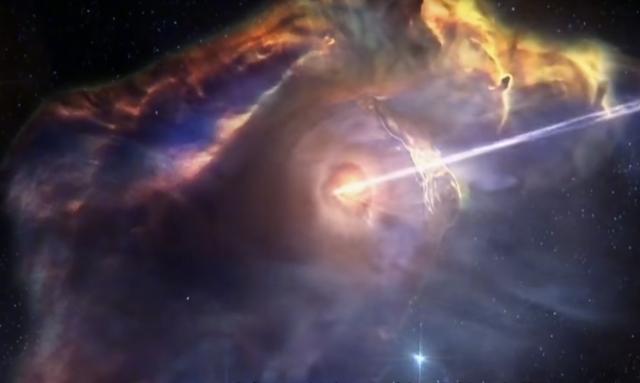 M87黑洞的可怕，持续喷射等离子流（毁灭能量）