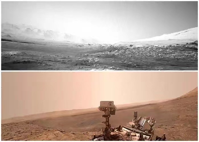 火星盖尔火山口内移动，好奇号拍到多张异物照片，真有外星人吗？
