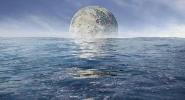 宇宙中是否存在一种全是水的星球，就像一个水球漂浮在宇宙中呢？