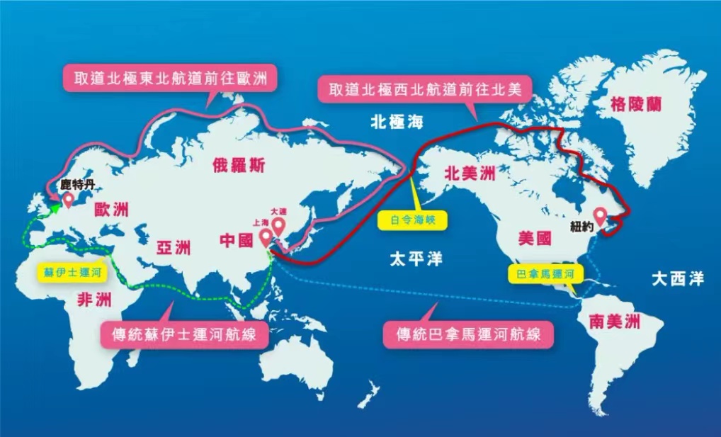 什么是北极航线？飞机从北美到亚洲，从北极画个大弧线有何意义？