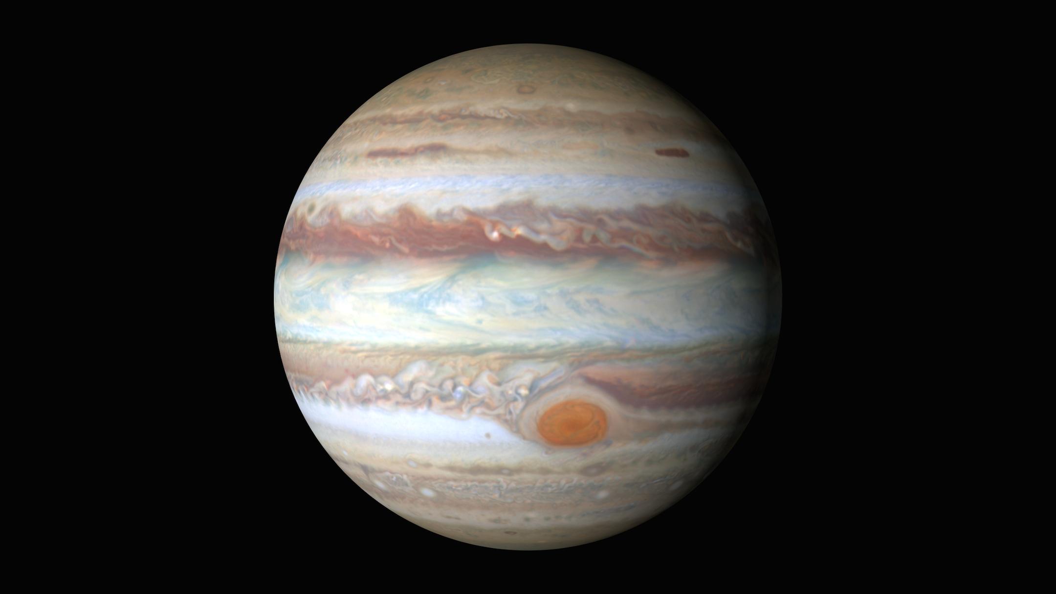 木星出现三重日食，比地球日食还要壮观！（宇宙奇观）