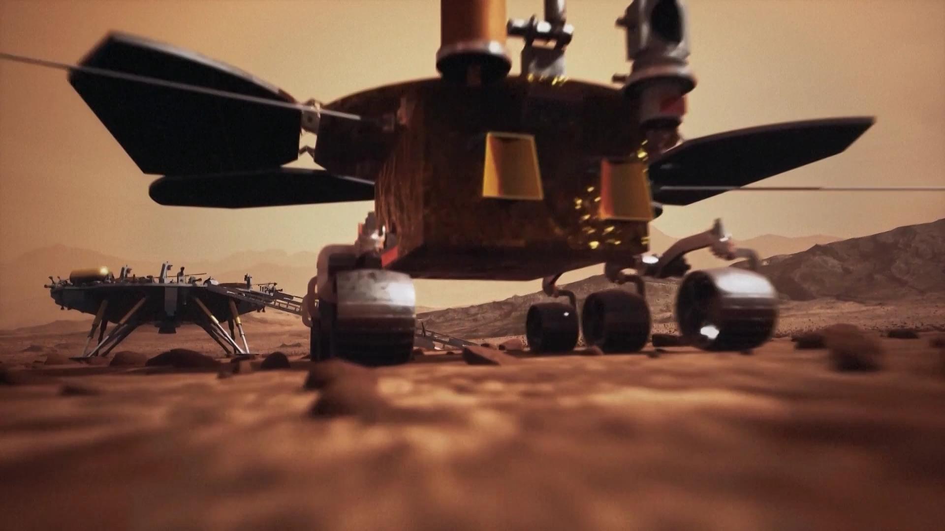 祝融号传回一批火星照片，都展示了些什么？（火星探索）