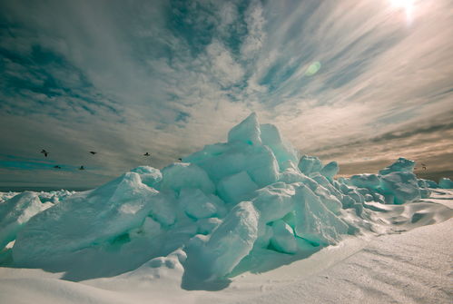 到了2035年，北极可能再也看不到海冰了（冰川融化）