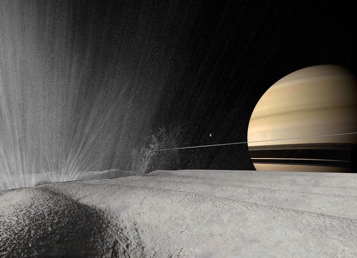 土卫二羽流冰粒出现生命迹象，被宇宙飞船捕获（外星生命）