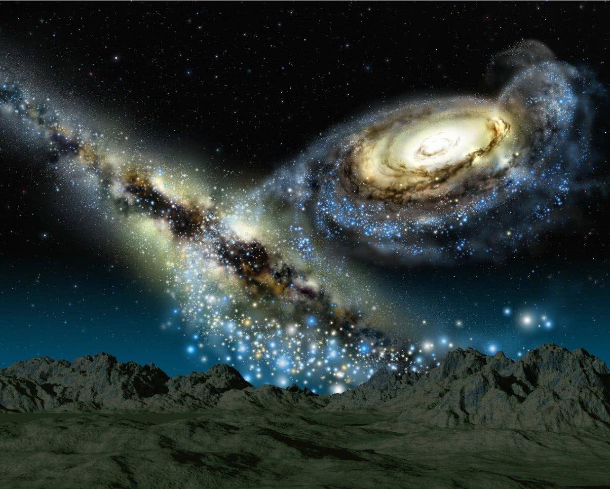 银河系几个星系突然变亮，成为当下最亮天体（太空观察）