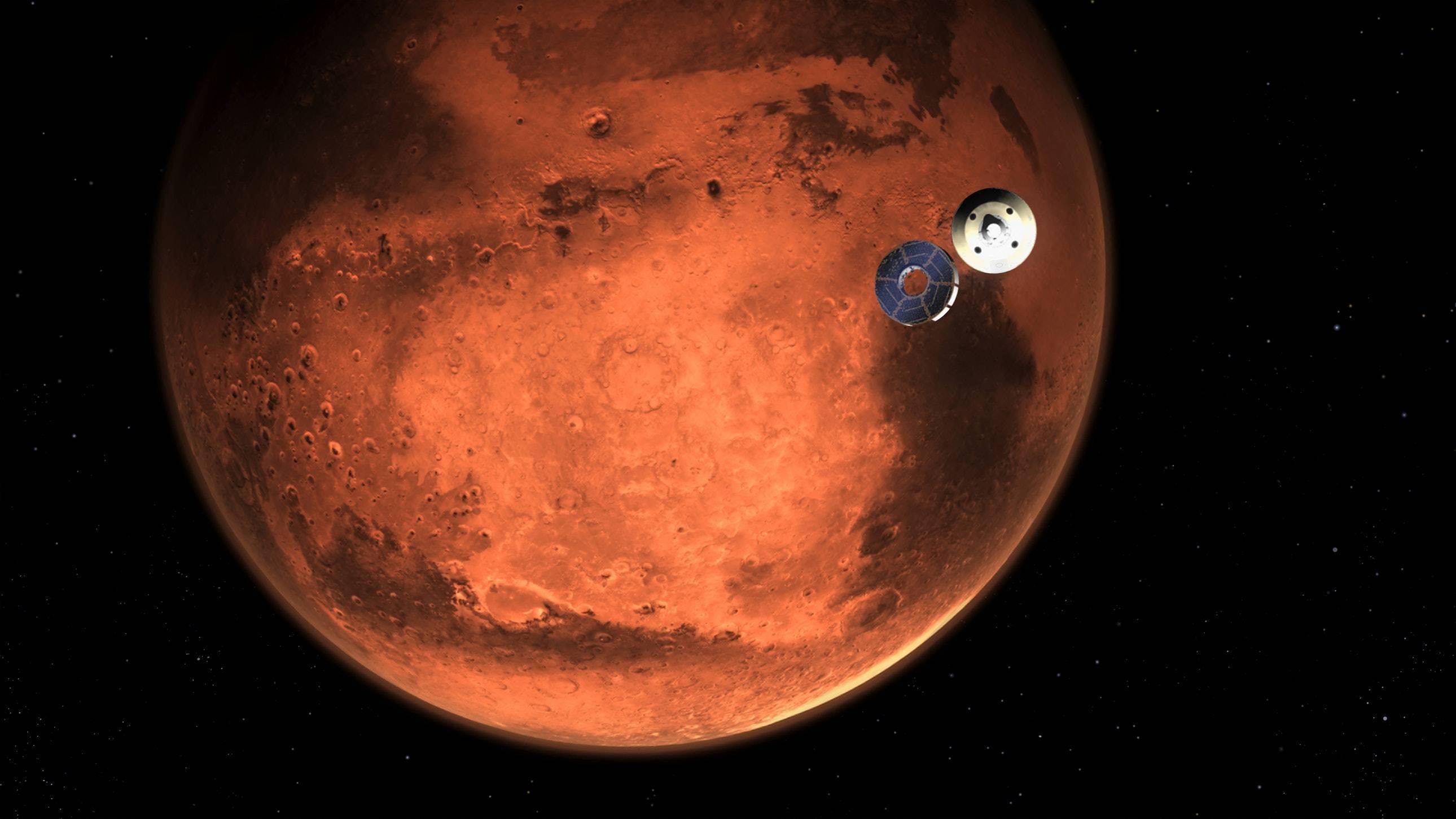 多个飞船类物体现身火星，被火星轨道器拍摄（外星生命）