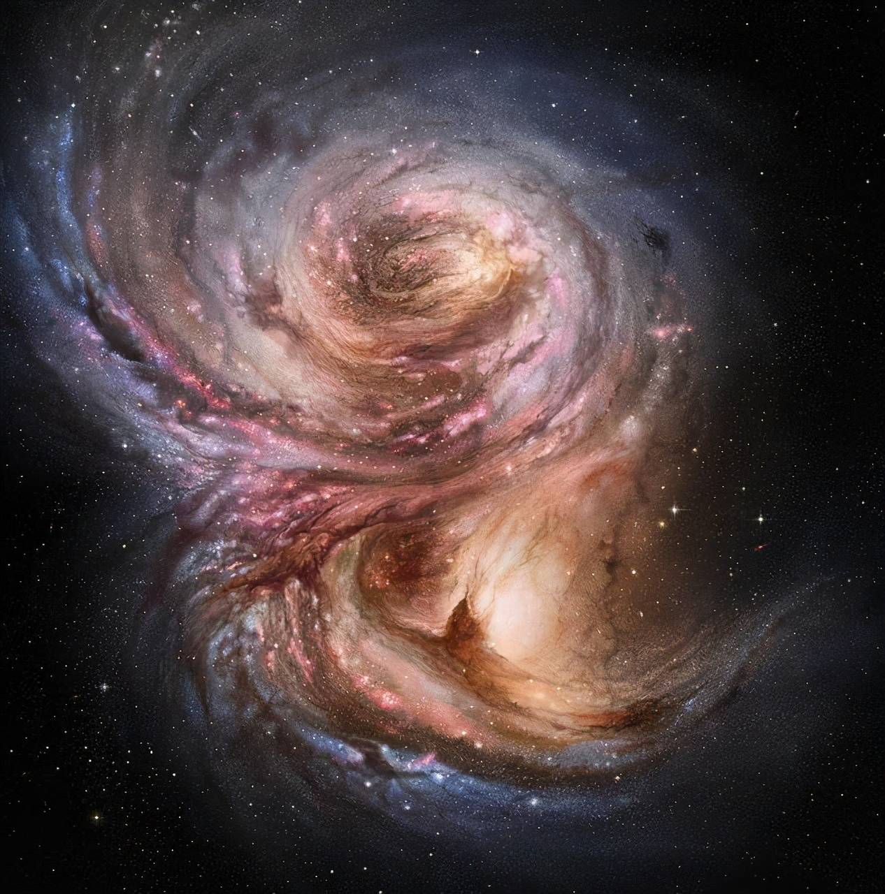 “韦伯”拍到非凡的照片，距离百亿光年（爱因斯坦环）