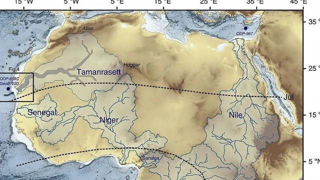 撒哈拉沙漠发神秘岩画，和远古人工河道，究竟还隐藏了什么？