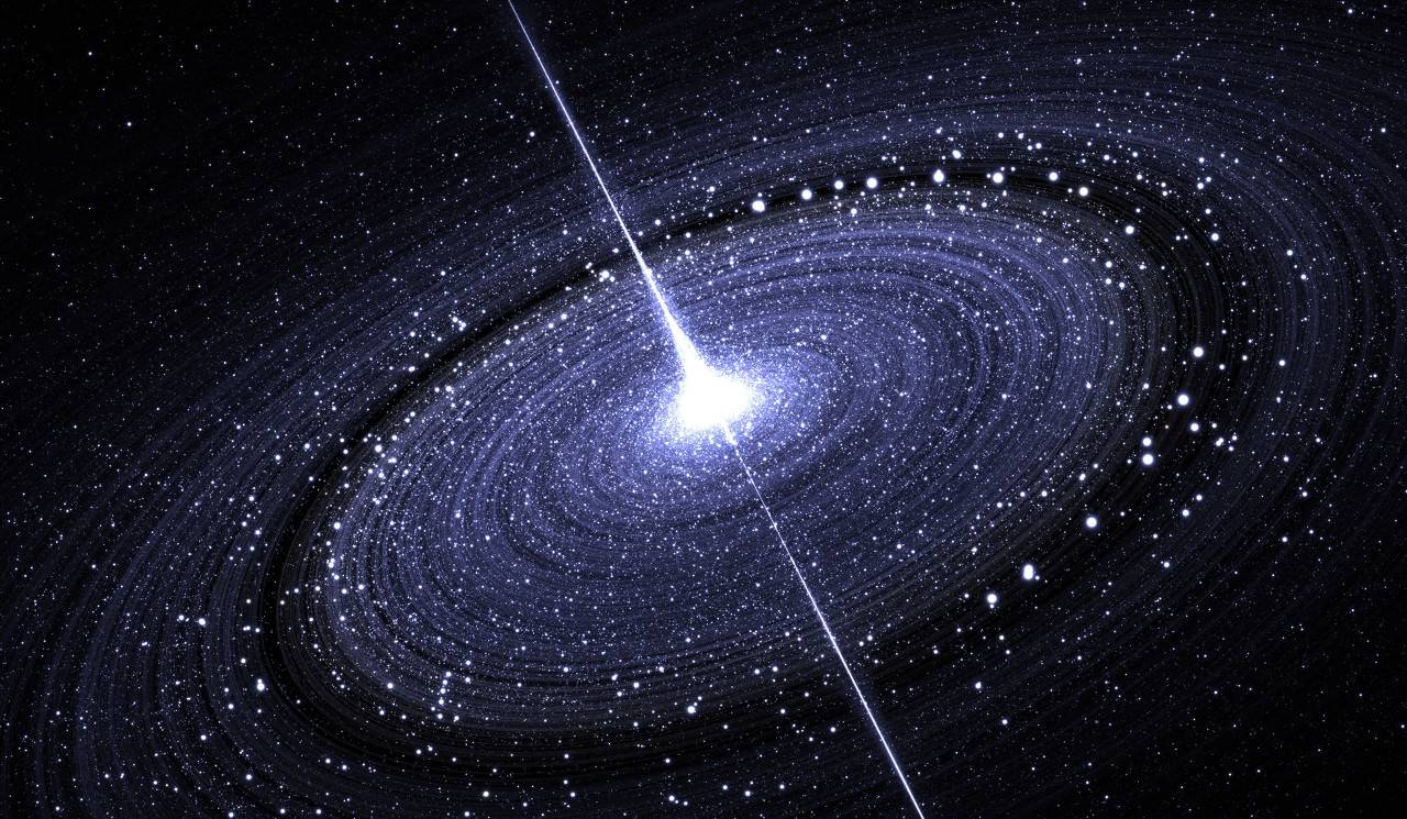 地球八千光年外的宇宙，一神秘黑洞快速摇摆（黑洞活动）