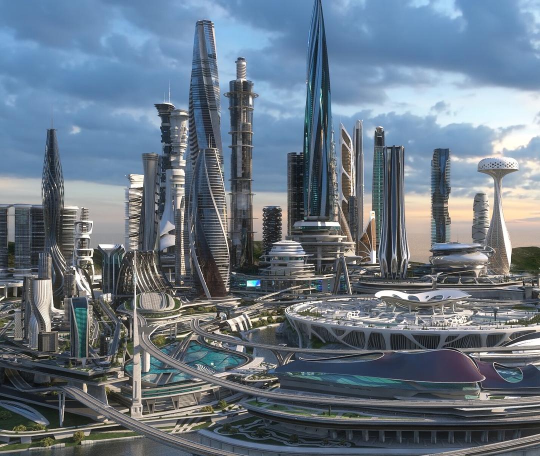 美国沙漠存在一座未完成未来城市（科幻构想）