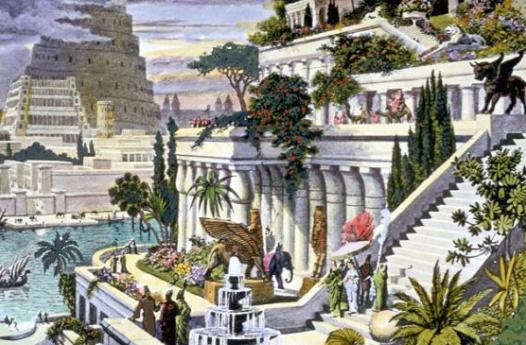 古巴比伦王国的空中花园，有可能是虚构的建筑（古代建筑）