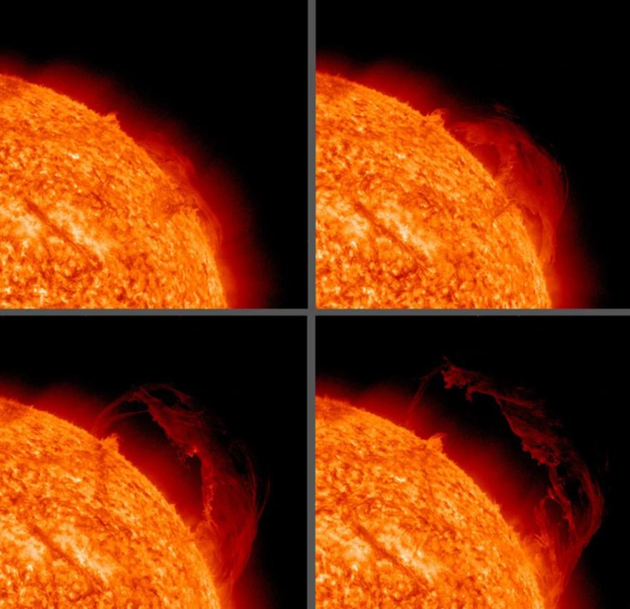 4天发出两次X级耀斑 对地球有多大影响（太阳活动）