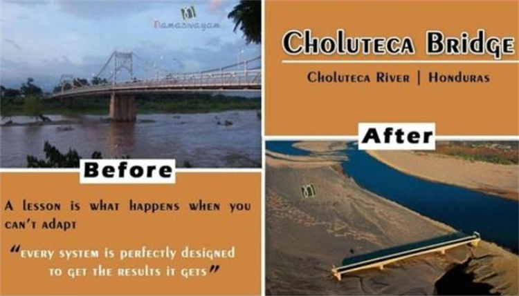 洪都拉斯造了座抗飓风的桥 结果心态崩了（河流改道）
