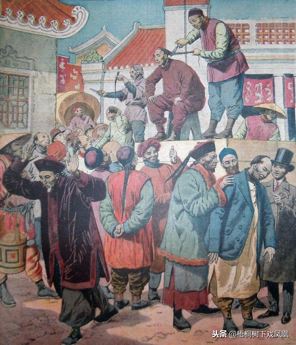 1880年法国《旅行画报》报道中的清朝剃头匠