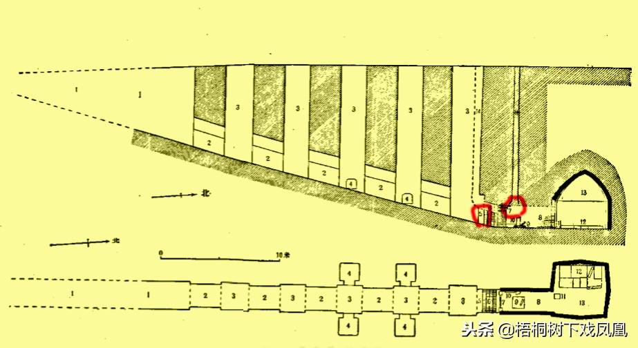 唐太宗陪葬墓发现两处盗洞，盗洞打的贼准，撬开棺床寻宝