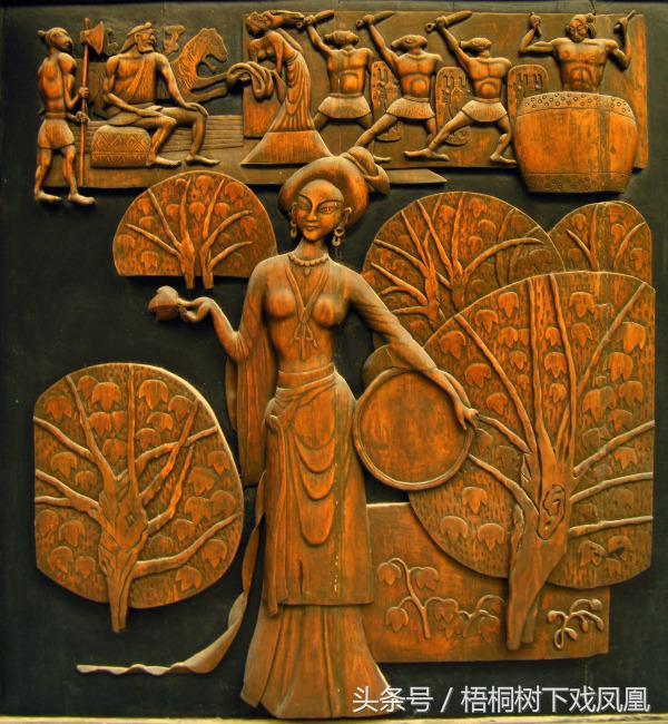 和亲致中国独有的养蚕缫丝技术外泄，西域出土木版画描绘了经过