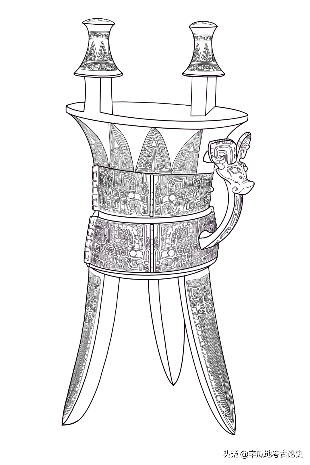 学习：中国古代青铜专题：斝中王者中国青铜文明之巅