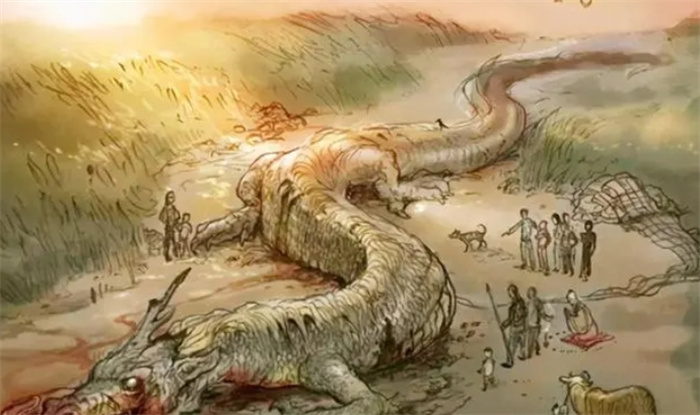 辽宁辽河发现神秘5米长“不明生物”，目击者称其正在翻滚