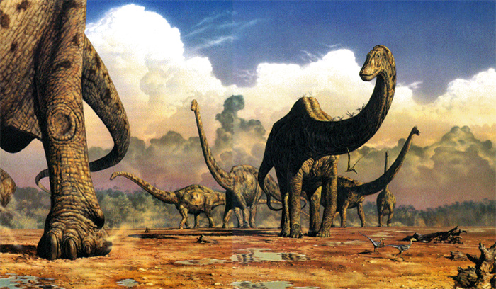 世界上体型最大的恐龙 重量有着200t（最重恐龙）