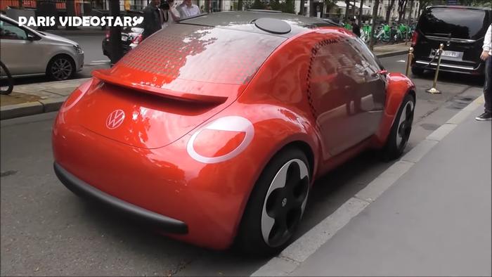 大众经典车型甲壳虫“复活”，以电动概念车形式亮相巴黎街头