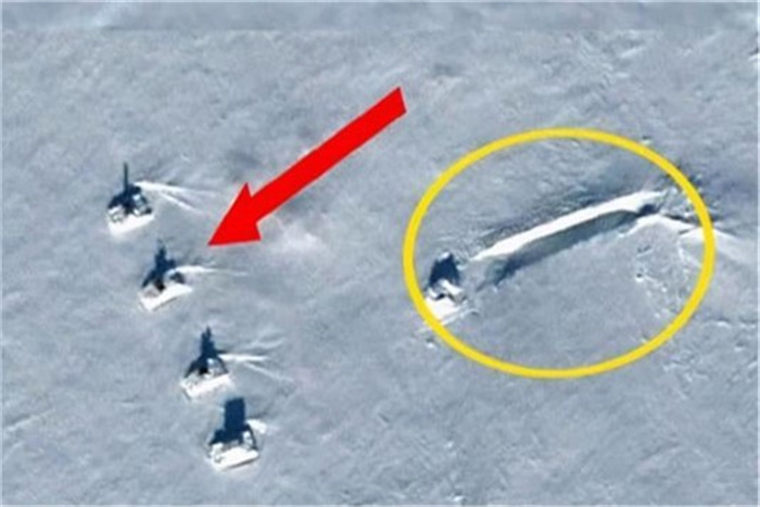 南极发现不明飞行物 长度高达500米 外星人留下的“证据”