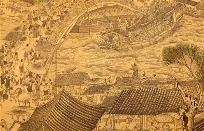 《清明上河图》记载的繁荣景象，当时在全世界几乎是独一无二的