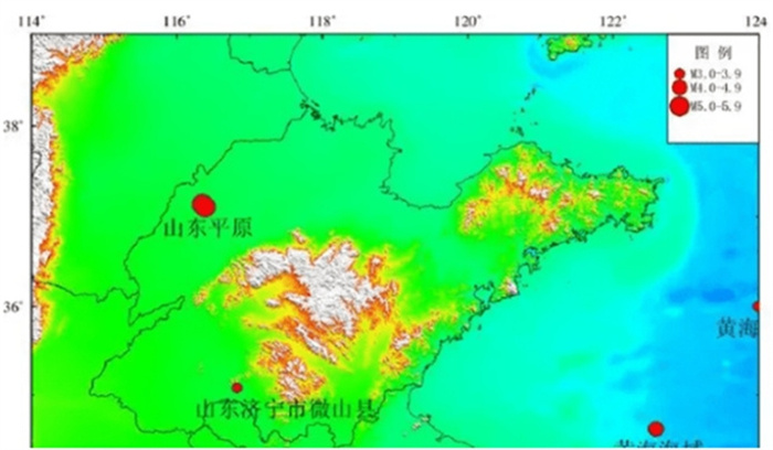 山东8月份天然地震发生175次