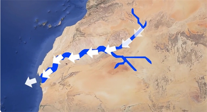 撒哈拉沙漠发神秘岩画  和远古人工河道  究竟还隐藏了什么